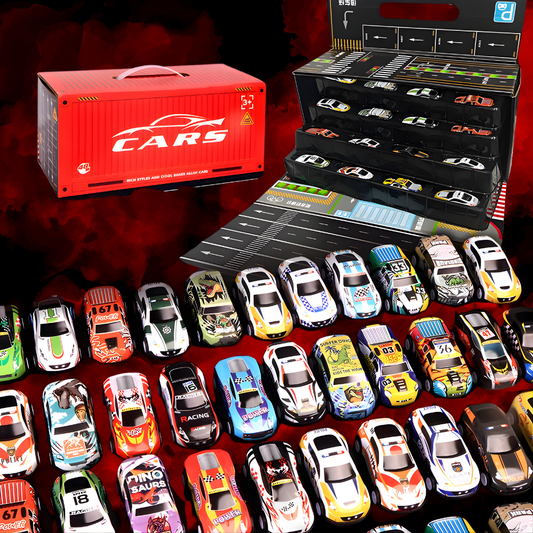 TurboTrack – 48 Cars with a Transforming Containe