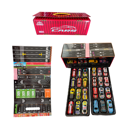 TurboTrack – 48 Cars with a Transforming Containe