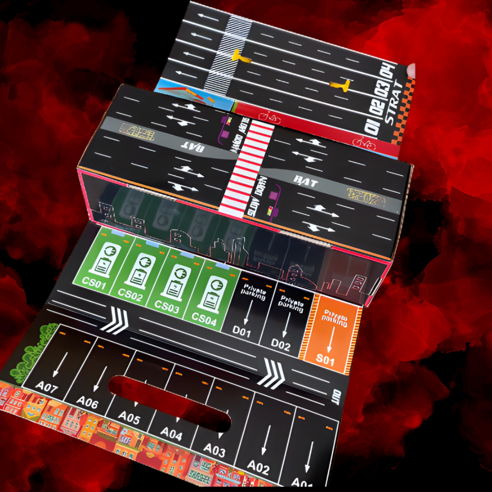 TurboTrack – 48 Cars with a Transforming Containe